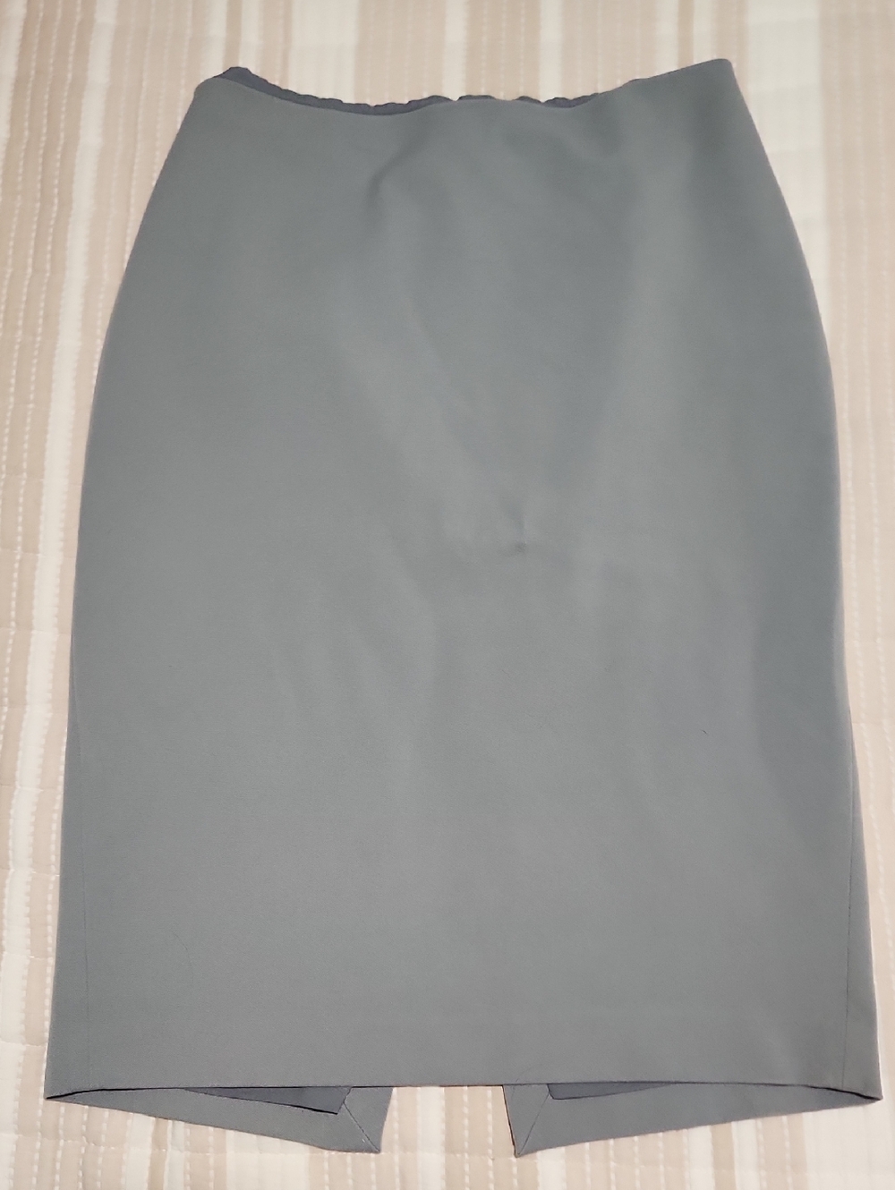Express Women's Pencil Skirt in Slate Gray-Blue